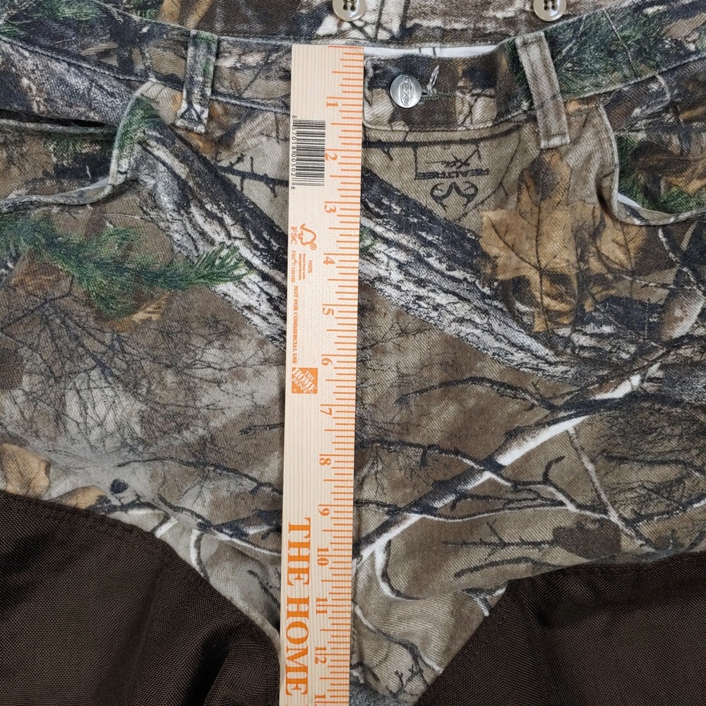 Wrangler ProGear Upland Pants Mens 37x30 Camo Brown Realtree Brush Trousers - Picture 10 of 16